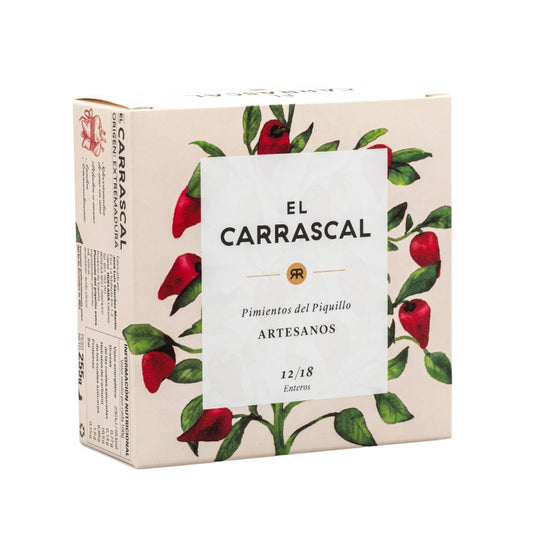 El Carrascal - Pimientos del Piquillo - gegrillte und eingelegte rote Spitzaprika - 255g