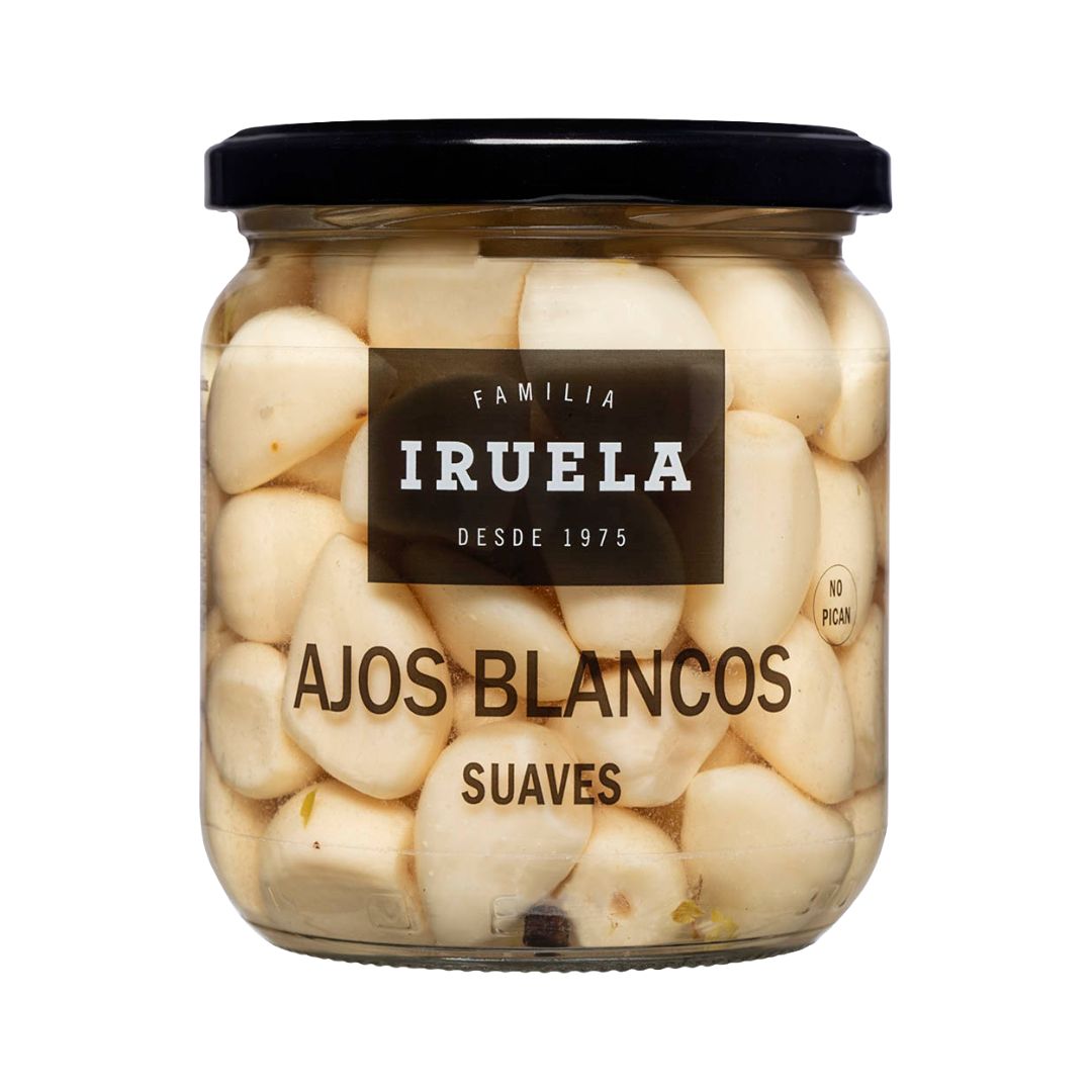 Iruela -  Eingelegte Knoblauchzehen 390g – Authentische spanische Spezialität