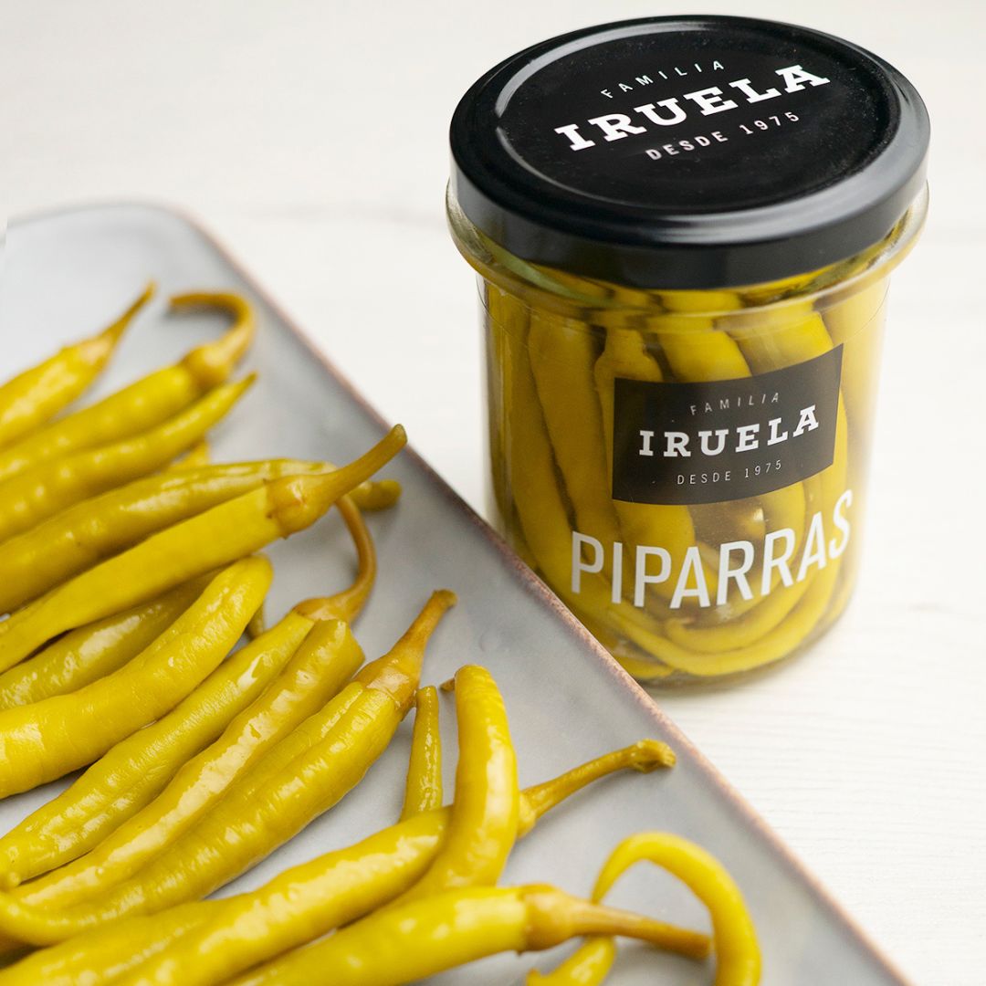 Iruela - Grüne milde Peperoni "Piparras"  - eingelegt - 190g - Spanien