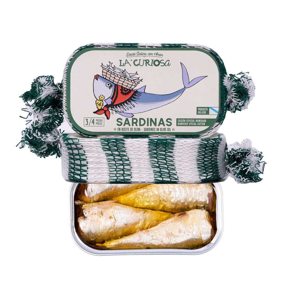 La Curiosa - Jahrgangs Sardinen in Olivenöl - 120g