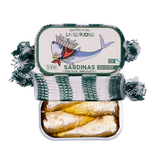 La Curiosa - Jahrgangs Sardinen in Olivenöl - 120g