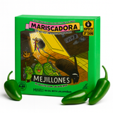 SPICY AS  F*CK - Mariscadora | Freddy Krüger - Limited Edition | Miesmuscheln mit Jalapeño | CHILI CHALANGE  | Konserve | Spanien