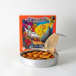 Miesmuscheln mit Carolina Reaper Chili in Limited Edition Dose
