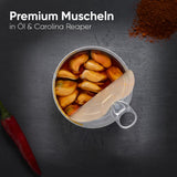 Extrem scharfe spanische Miesmuscheln mit Carolina Reaper