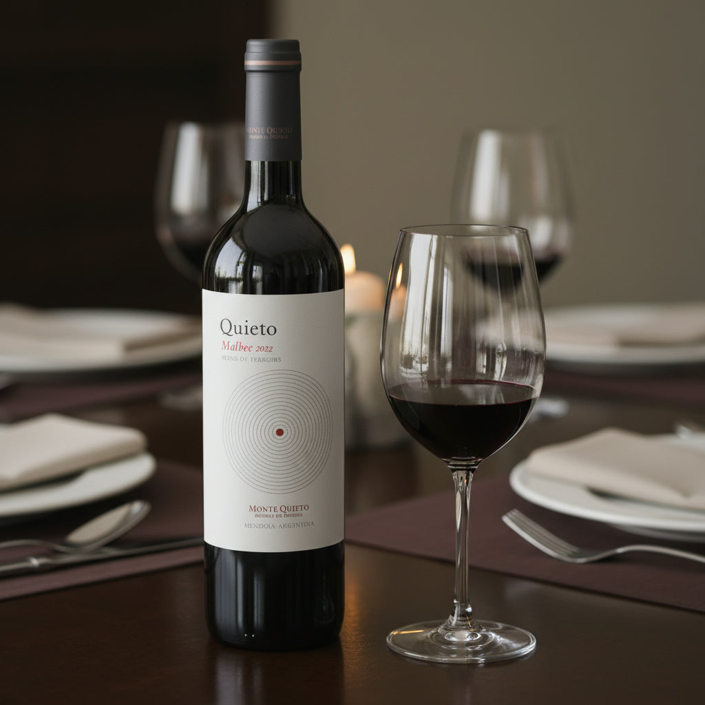 Monte Quieto Malbec 2022 - Argentinischer Rotwein - 750ml