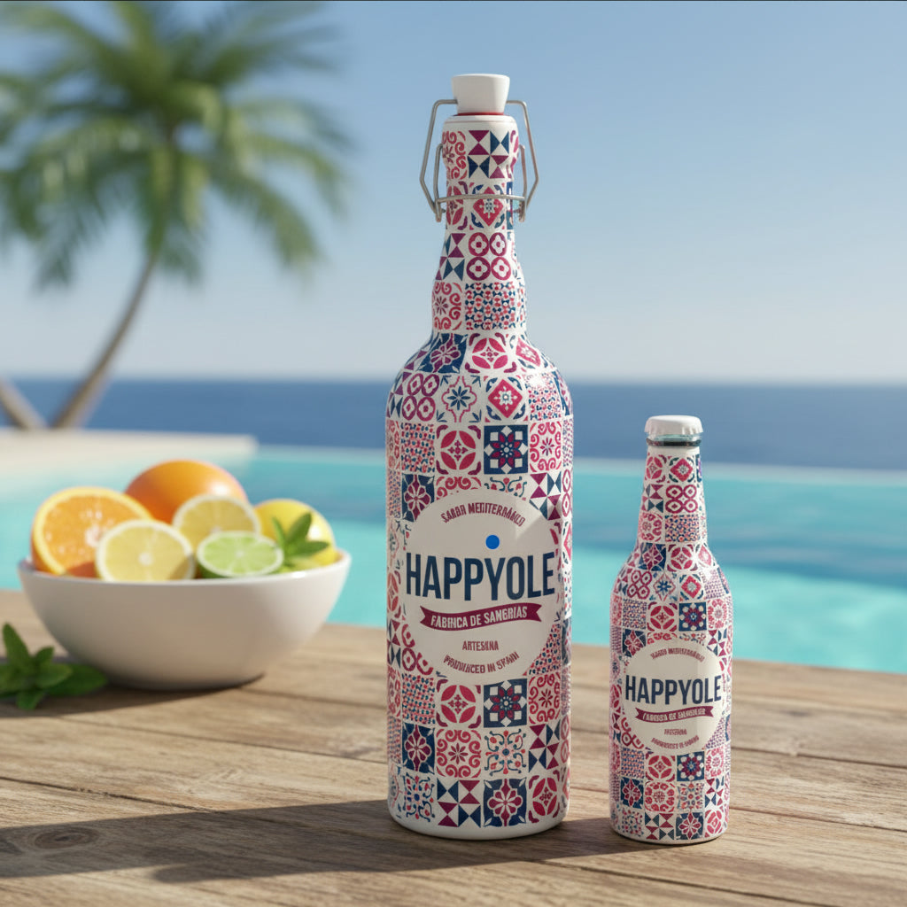 Happy Ole Red Sangria – Fruchtig, würzig, frisch | 200ml & 750ml | Spanischer Genuss