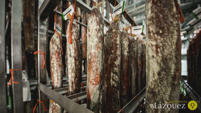 Spanische Wurst kaufen – Salchichón de Bellota Ibérico mit Pfeffer