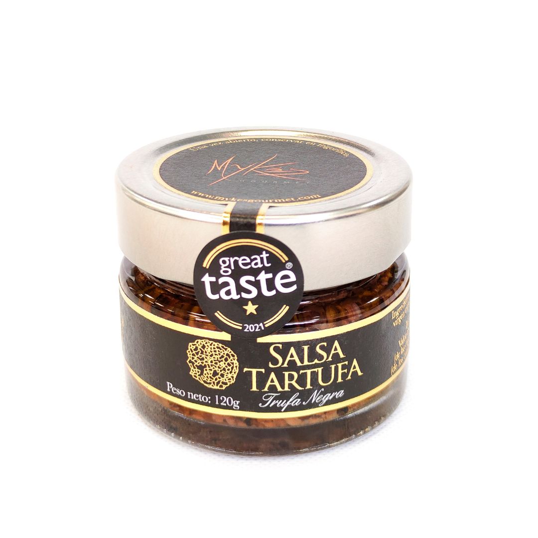 Mykés - Salsa Tartufa - Schwarze Trüffel Sauce- 120g im Glas