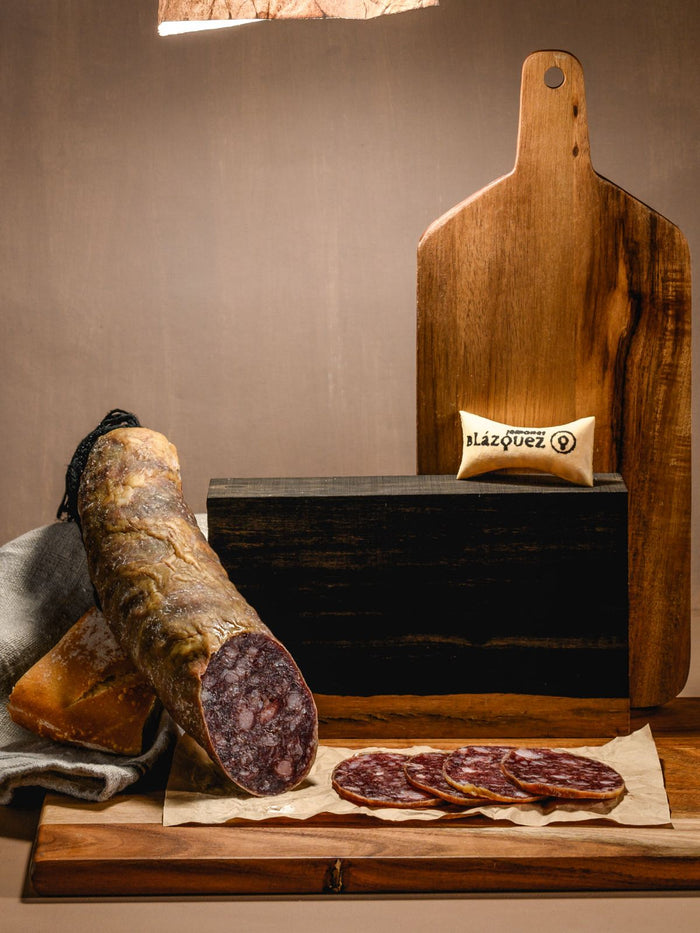 Spanische Wurst kaufen – Salchichón de Bellota Ibérico mit Pfeffer