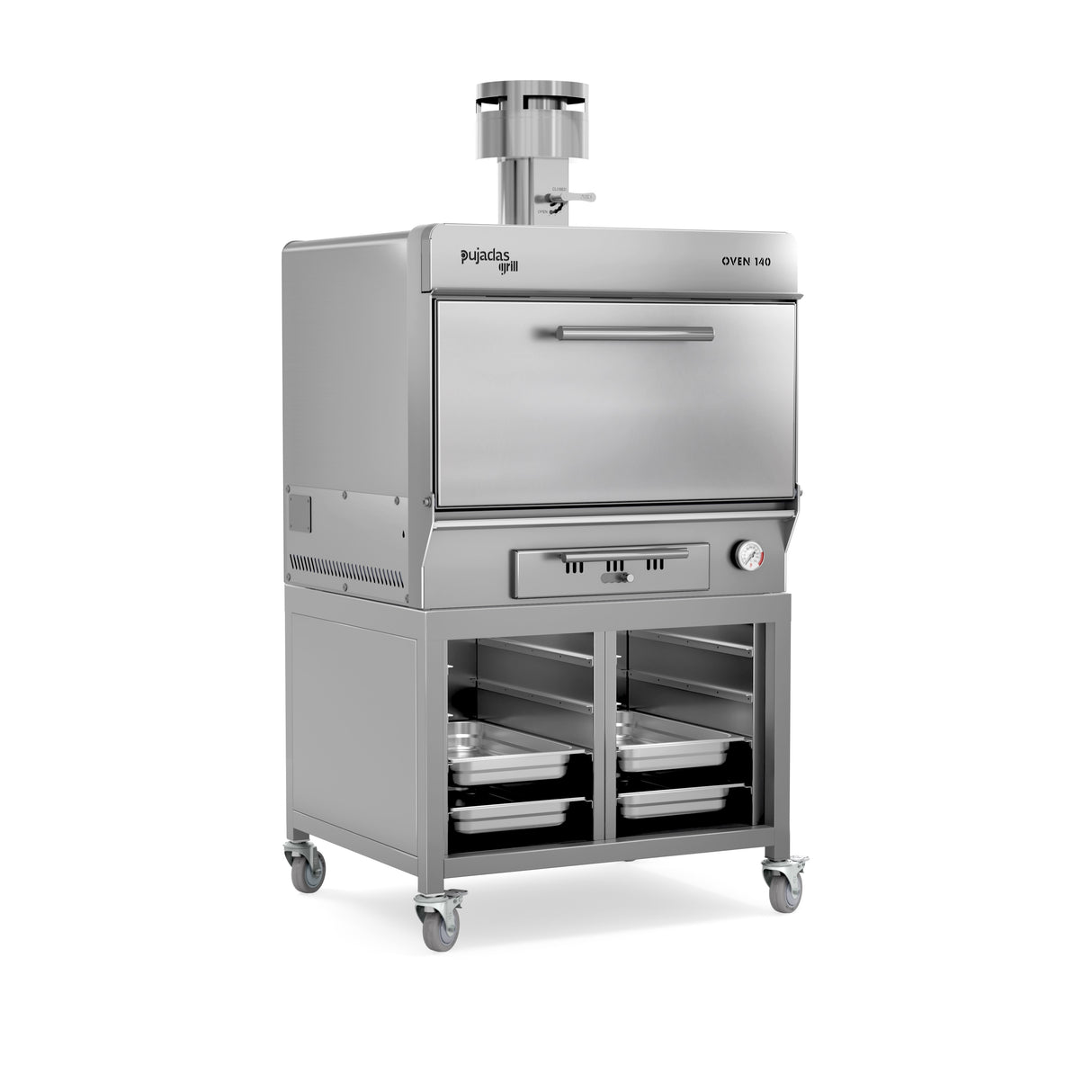 Funktionaler Holzkohleofen- Pujadas