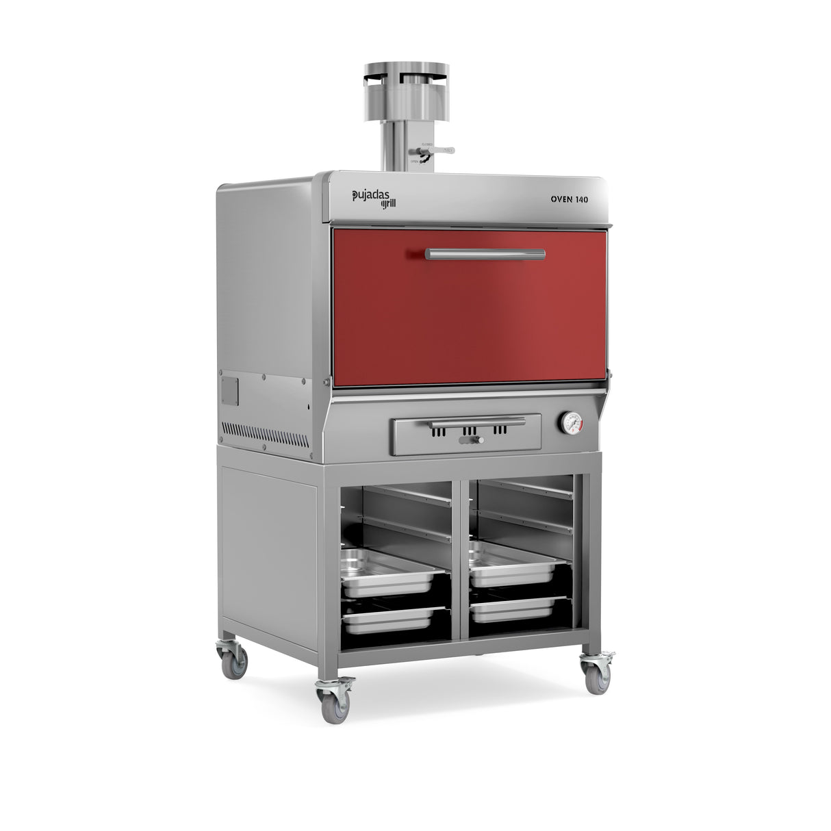 Funktionaler Holzkohleofen- Pujadas