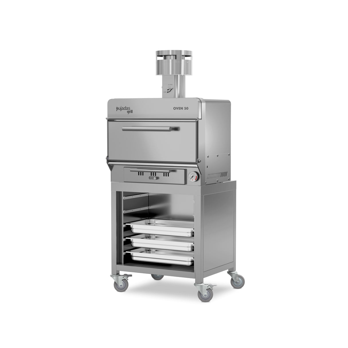 Funktionaler Holzkohleofen- Pujadas