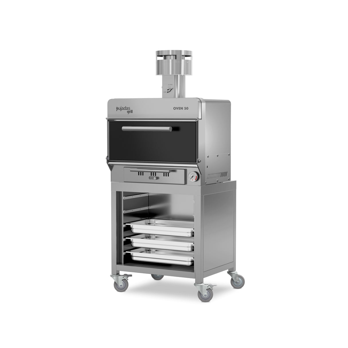 Funktionaler Holzkohleofen- Pujadas