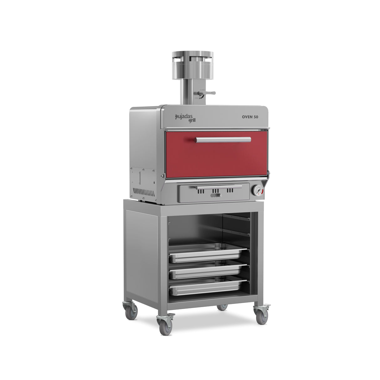 Funktionaler Holzkohleofen- Pujadas