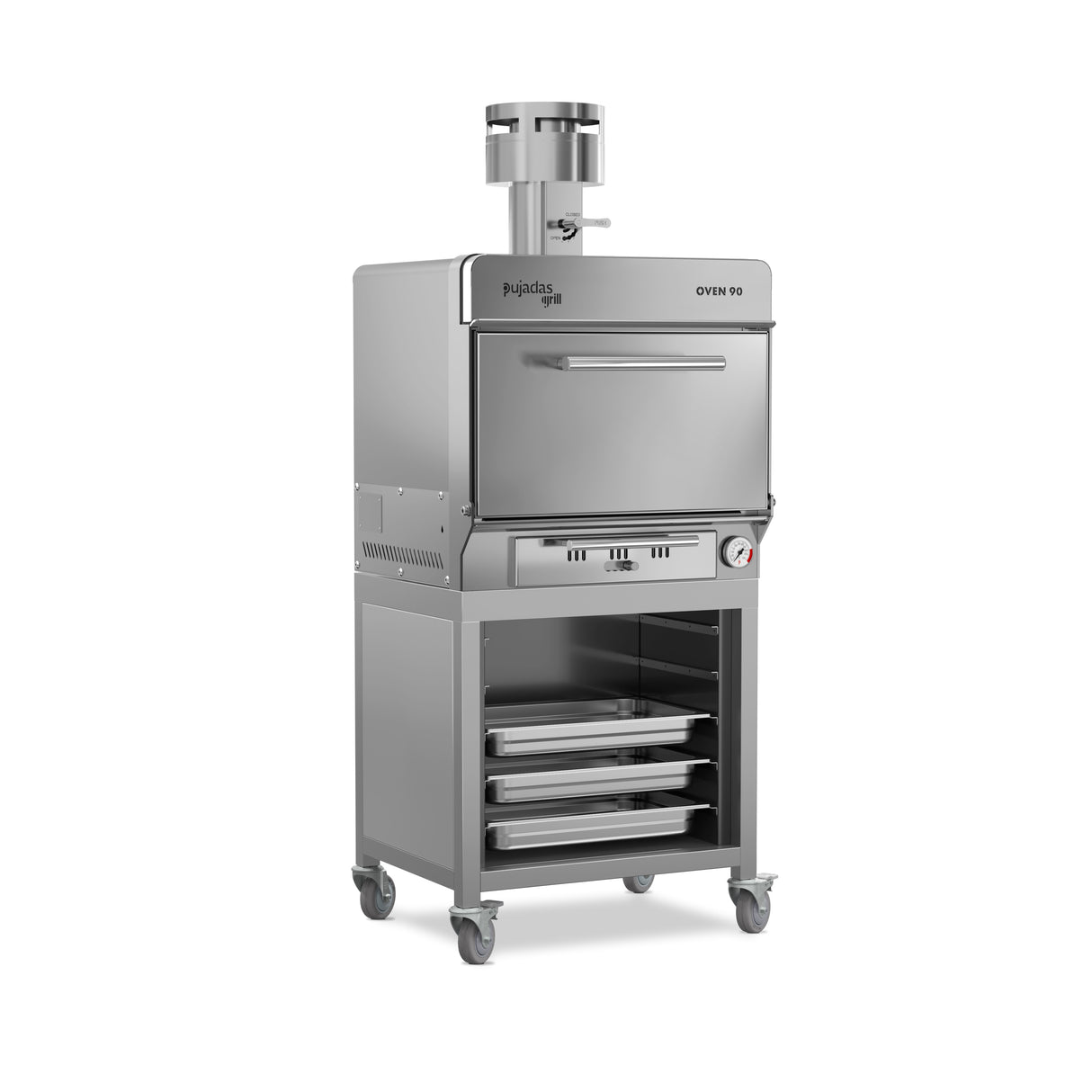 Funktionaler Holzkohleofen- Pujadas