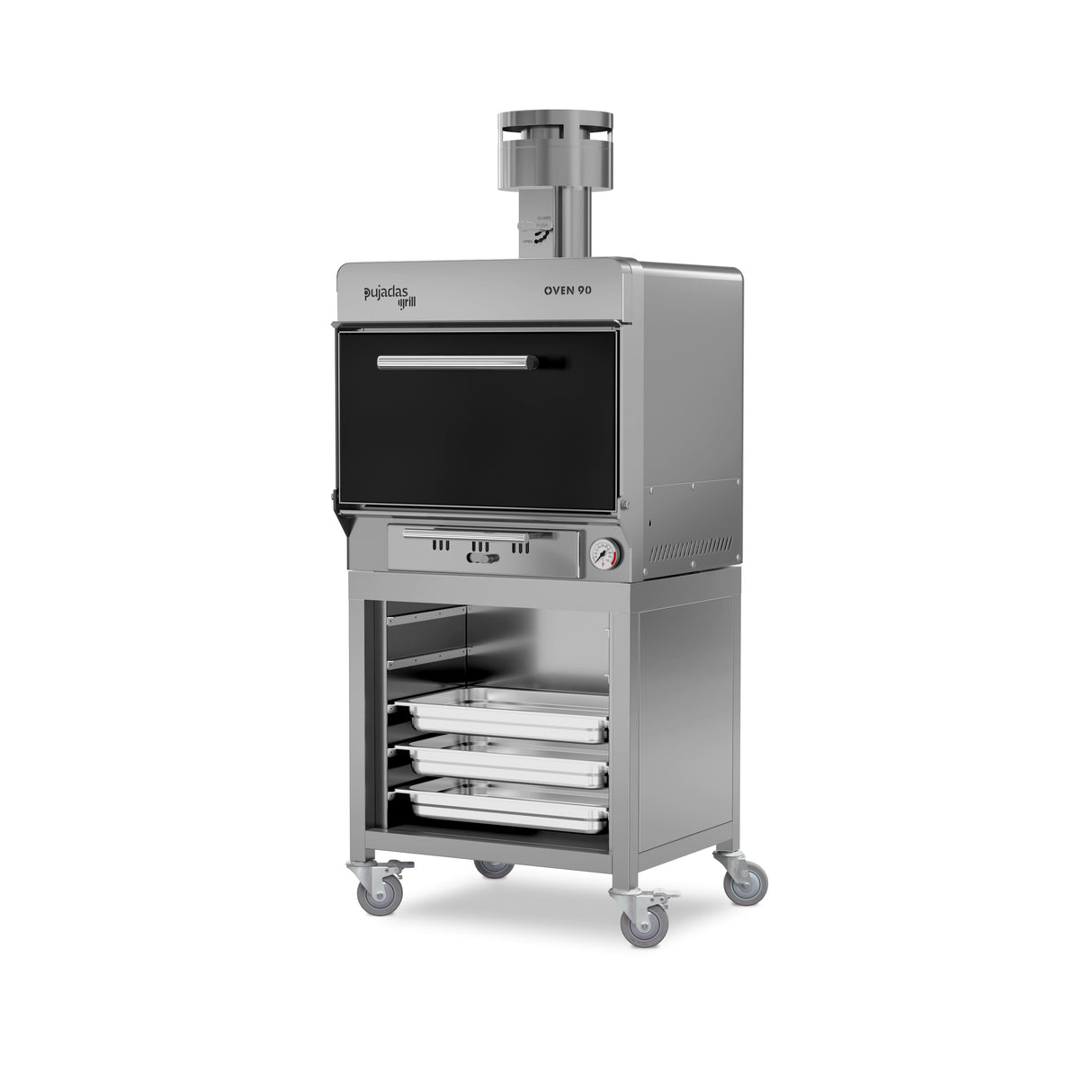 Funktionaler Holzkohleofen- Pujadas