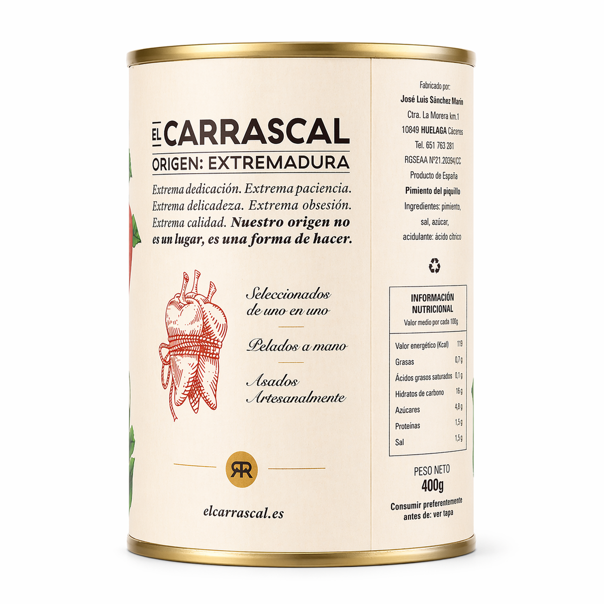 El Carrascal Pimientos del Piquillo 