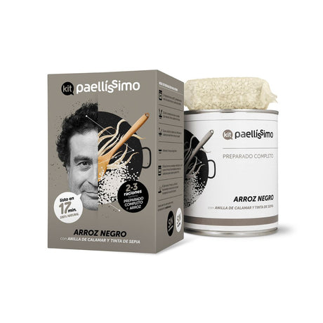 Paellissimo – Paella Kit für "Arroz Negro mit Tintenfisch“  - 1 Stück